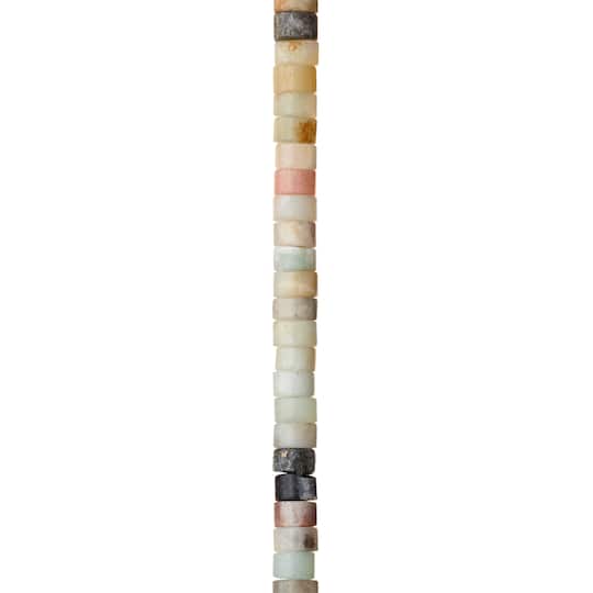 Aqua Amazonite Round Heishi Beads by Bead Landing™, 6mm